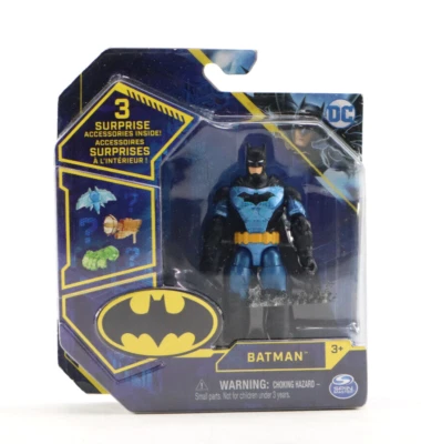 Figura de acción Batman 4" con 3 accesorios sorpresa DC Comics Spin Master 2021 Foto 1 de 4
