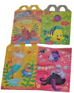 McDonald's 1997 Happy Meal 2 Scatole Disney La Sirenetta Vintage - Foto 1 di 2
