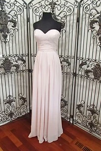 SR340 BADGLEY MISCHKA BM5 SZ 10 BLUSH $385 FORMAL GOWN DRESS - Picture 1 of 12