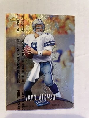 1998 Topps Finest Chromium Troy Aikman #220 Mint to NM-MT - Image 1 of 2