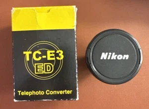 Nikon Tele Converter TC-E3ED 3X Conversion Lens - Picture 1 of 4