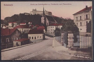 73740) AK Kulmbach Partie am Schießgraben Petrikirche und Plassenburg 1923 - Picture 1 of 2