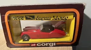 Corgi Cars Of The 50's 803 1953 Jaguar XK120 - Red/Black Roof - Boxed - Picture 1 of 3