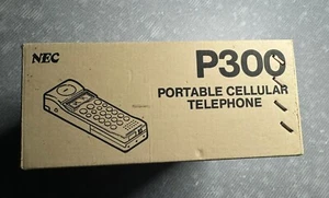 vintage NEC P300 analog emergency PORTABLE CELLULAR TELEPHONE EM-0100 - Picture 1 of 22