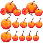 20x Kunststoff Apfel Deko lebensecht Simulation Herbst Weihnachten Tischdeko-BU