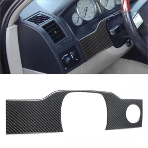 Carbon Fiber Steering Wheel Surround Cover Trim For Chrysler 300 2005-2007 - Picture 1 of 12