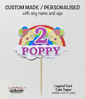 Rainbow Spot The Dog Theme Custom Personalised Any Name & Age Cake Topper