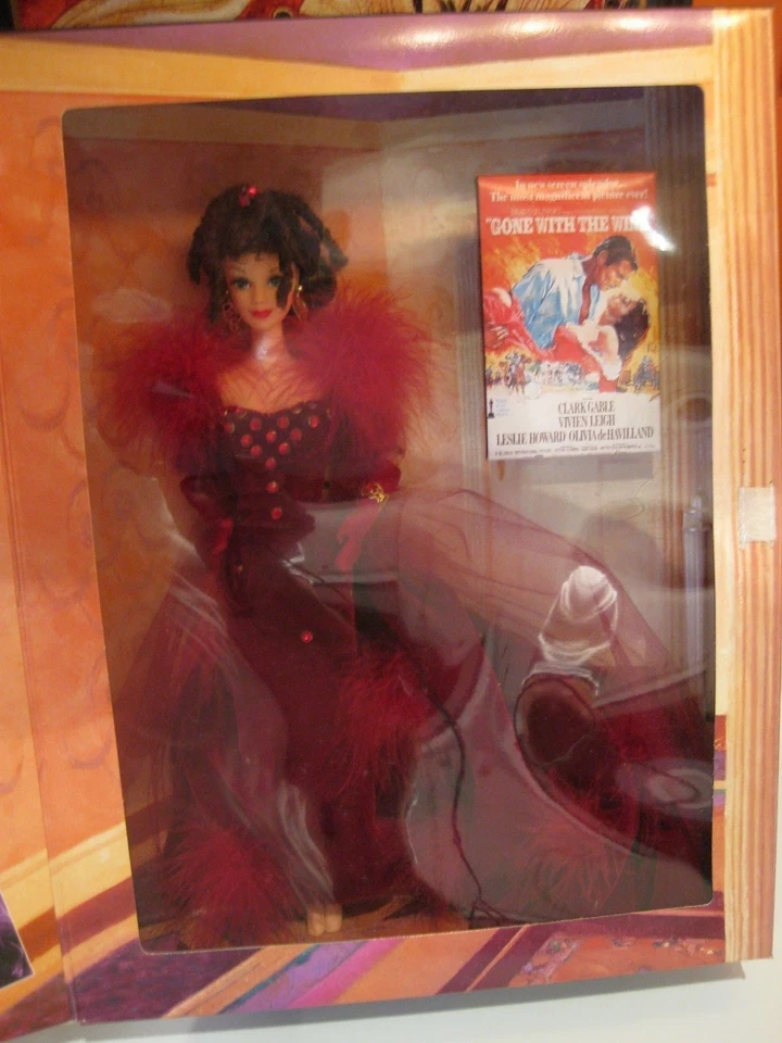 1994 BARBIE AS SCARETT O'HARA EM 'E O VENTO LEVOU' ANIVERSÁRIO DE ASHLEY - Imagem 1 de 4