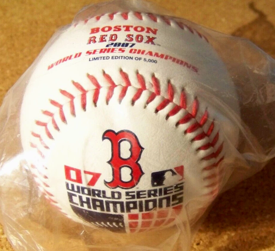 2007 Boston Red Sox World Series Champions Ball Baseball MLB Team Signatures