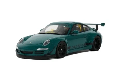 RWB Porsche 911 Syunkashuto 2021 grün Modellauto 1:18 GT Spirit - Bild 1 von 4