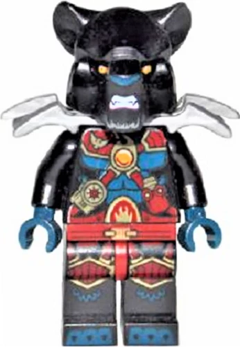 Genuine LEGO Legends of Chima TORMAK - BLACK OUTFIT Minifigure loc133 **NEW** - Image 1 of 1