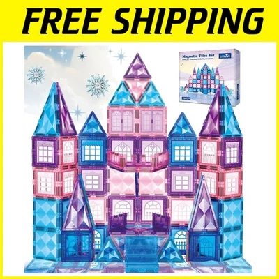 Magnetic Tiles Princess Castle - Educational Building Blocks - Image 1 of 4