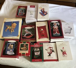 CHRISTMAS HALLMARK KEEPSAKE  ORNAMENTS (13) Vintage/Non-Vintage See Pictures - Picture 1 of 7
