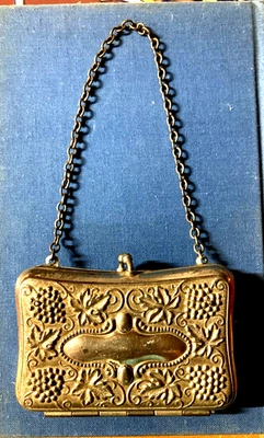 Antiguo monedero compacto Art Deco de 1920 Art Deco bolso sin asas bolso de muñeca Foto 1 de 4