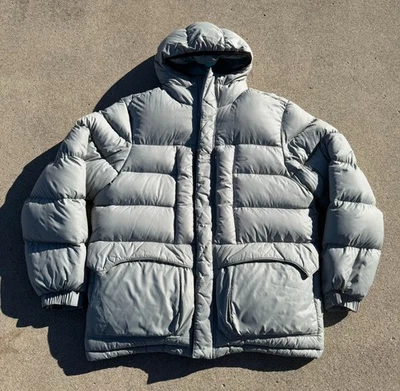 Vintage 00s Oakley Duck Down Puffer Parka Jacket Size XLY2K Grey - Image 1 of 4