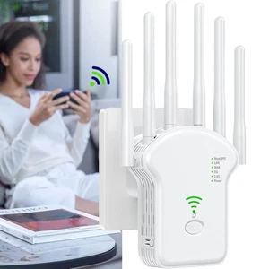 WLAN Repeater 1200Mbps WLAN Extender WLAN Booster WLAN Verstärker für Zuhause - Afbeelding 1 van 12
