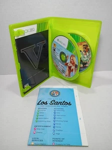 Grand Theft Auto V GTA 5 - Xbox 360 - Completo con Mapa y Manual - Probado - Imagen 1 de 5