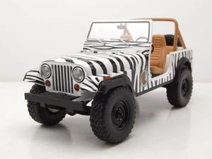 Jeep CJ-7 1976 Bianco Ace Ventura When di Natura Calls Modellino Auto 1:18 - Foto 1 di 9