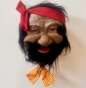Vintage Working Laffun Head Pirate Peter Figuren Bibi Products - Picture 1 of 9
