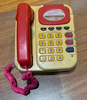 Vintage Barbie Super Talking Phone Answering Machine 1996 - UNTESTED - Image 1 of 2