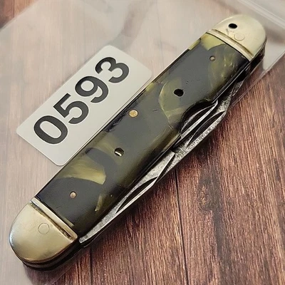 Imperial Multi Tool Folding Pocket Knife Made In USA 1930-36 CELLULOID Handles - Image 1 of 4