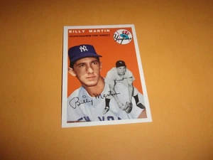 1994 Topps Archives Baseball The Ultimate 1954 Series-BILLY MARTIN ROOKIE CARD - Picture 1 of 2
