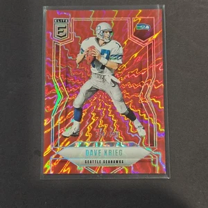 2025 Donruss Elite Football Dave Krieg Teal Matrix /999 #82 Seattle Seahawks - Bild 1 von 3