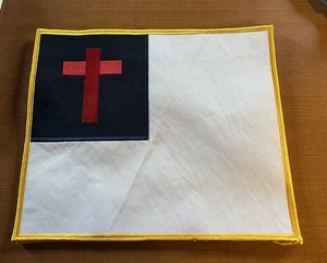 Christian Flag Back Patch - Large 10”x12” - Picture 1 of 2