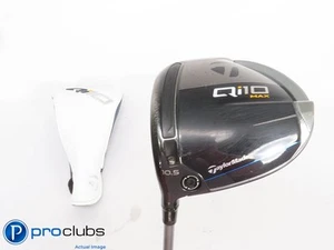 Left Handed TaylorMade Qi10 MAX 10.5* DRIVER w/HC Speeder 50 Regular Flex 437101 - Picture 1 of 4