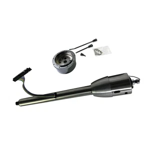 28" Tilt Manual Raw Steering Column Stainless Steel w/ Wheel Adapter Universal - Imagen 1 de 8