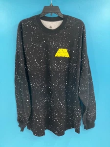 Disney Star Wars Spirit Jersey Black Space Print XL - Picture 1 of 8