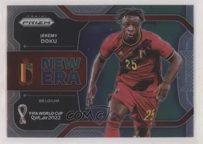 2022 Panini Prizm World Cup Qatar New Era Jérémy Doku Jeremy Doku #36 - Image 1 of 2