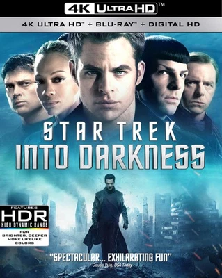 Star Trek Into Darkness (4K UHD Blu-ray) Chris Pine Zachary Quinto (US IMPORT) - Image 1 of 2
