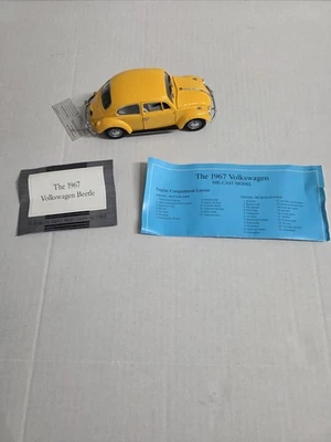 Franklin Como Nuevo VW Volkswagen Beetle 1967 1:24 Diecast Nuevo en Caja con Etiqueta Foto 1 de 4
