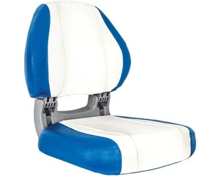 Oceansouth Sirocco Folding Seat Blue/White - Picture 1 of 1