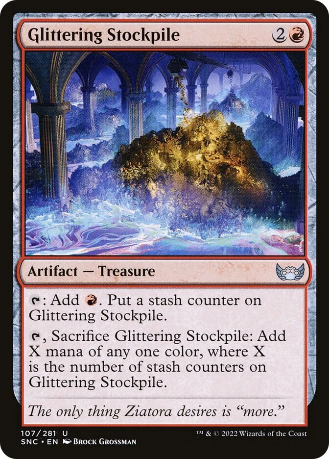 MTG Glittering Stockpile  - Streets of New Capenna #107 - Image 1 of 1
