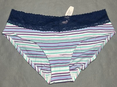 Lencería braguita elástica femenina de algodón suave vintage Victorias Secret nueva Foto 1 de 4