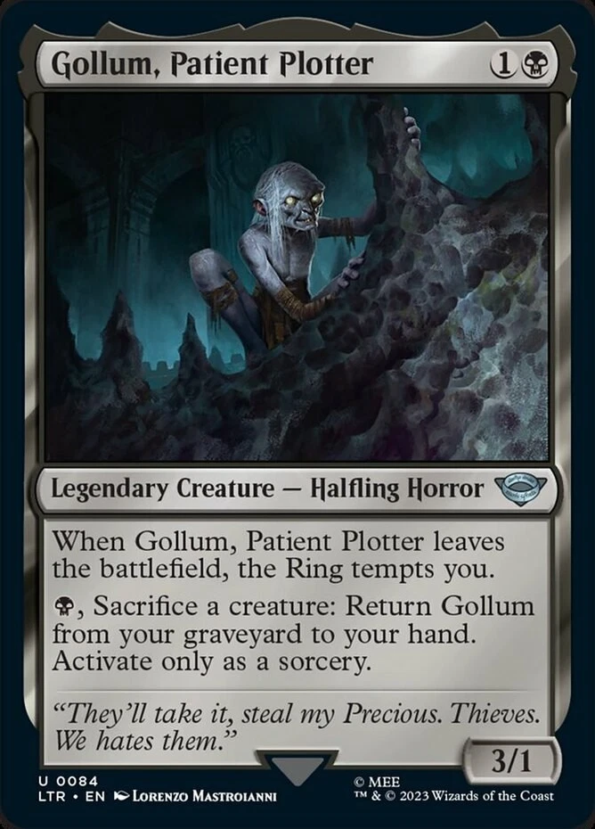 x1 Gollum, Patient Plotter - Lord of the Rings - NM - MTG - Image 1 of 1