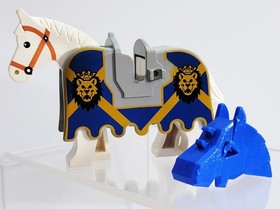 LEGO Horse Barding, Armor Lion Heads Knights Kingdom I King Leo's Castle 6091