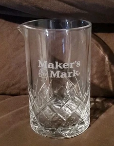 *NEW* MAKER'S MARK Whiskey Glass Crystal Cocktail Mixing Pitcher ~ Makers Mark - Picture 1 of 5