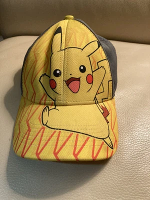 Gorra de béisbol ajustable Pokémon Pikachu Youth SnapBack amarilla/gris (bonita) Foto 1 de 4