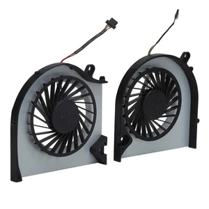 2x CPU Cooling Fan Plastic 4‑Pin Replacement For Gaming Laptop For Sc15 NEW - Afbeelding 1 van 12