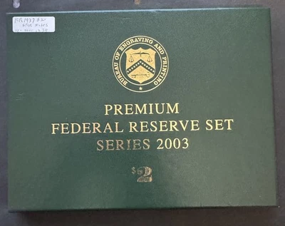2003 $2 Premium Federal Reserve STAR Set 12 MATCHING Low serial number 1239* - Image 1 of 4