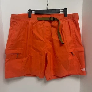 The North Face Herren XXL Klasse V Gürtel Cargo Shorts Retro Orange Neu mit Etikett - LESEN - Bild 1 von 9