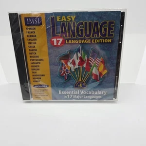 IMSI Easy Language 17 Language Edición de Idiomas Software Juego de 2 CD Vocabulario - Imagen 1 de 1