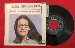 Nana Mouskouri Cœur Septembre C'Était Bien La Dernière 460241 VG+ Vinyl 45T EP - Picture 1 of 4