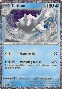 Pokemon Card - McDonald's 2023 - 005/015 - Holo - Cetitan - Bild 1 von 1