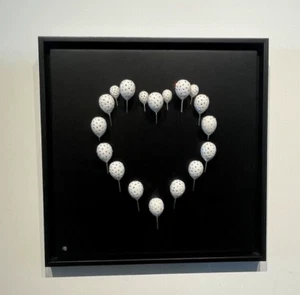 Keren Kopal Luftballons " Herz der Liebe " Wandbilder & österreichische Kristalle EDITION 1/1 - Bild 1 von 8