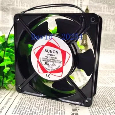 SUNON DP200A P/N 2123HBL 220/240V 0.14A 12038 Double ball fan - Image 1 of 4