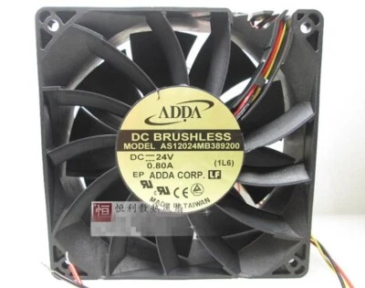 1PC ADDA AS12024MB389200 24V 0.80A 12CM 12038 Cooling Fan - Image 1 of 2
